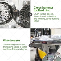 Apparatuur Hamermolens 5kw Grinder Linzen Grinder Glas Poeder Fijne Roestvrijstalen Suiker Slijpmachine
