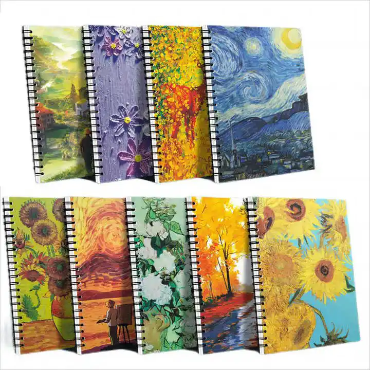 Offre Spéciale 8K A4 carnet de croquis côté spirale reliure bloc-notes Art carnet de croquis dessin artistique peinture papier à lettres pour enfants adultes