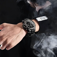 Montre numérique pour homme, montre de sport décontractée, montre électronique étanche à la mode pour homme