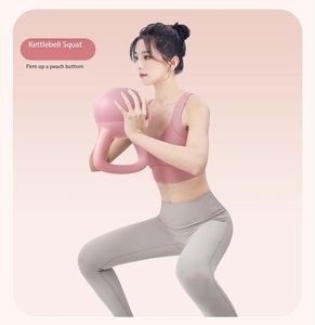 En gros : Équipement de fitness et de yoga pour femmes, Kettlebell, Haltère, pour entraînement de force des bras à domicile, en PVC, rempli de sable de fer, souple - Product Image 4