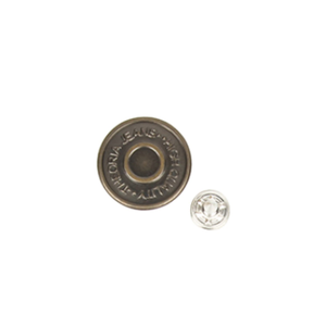 Garment Accessories Engraved Customized Denim <b>Button</b> 15mm Hollow Jeans Custom Brass Rivet Jeans <b>Button</b> - Product Image 4