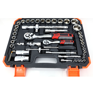 61 Uds nueva llave multifuncional llave mecánica combinación Kit de enchufe caja de herramientas de reparación de automóviles - Product Image 3