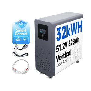 แบตเตอรี่ลิเธียมความจุสูง EU Stock Power 51.2V 1200ah 600ah 314ah 10kWh 15kw 32kWh 50kw 48v สำหรับเก็บพลังงานภายในบ้าน - Product Image 5