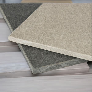 Revêtement ignifuge gris moderne 1220*2440mm pour villas, panneau en fibro-ciment haute densité imperméable, prix bas, perforé pour la construction - Product Image 4