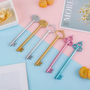 Creative Key Neutral Gel Pen 0,5mm Tubo de aguja de recarga Tinta negra Logotipo personalizado Aprender a escribir Suministros de papelería - Product Image 2