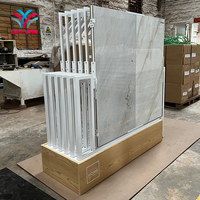 Présentoir de carreaux coulissant pour carreaux de céramique 1200x1200 idées de présentoir de carreaux push-pull