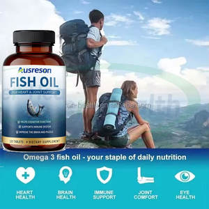 Ausreson Халяль омега-3 таблетки рыбьего жира оптом Сыпучие добавки 1000 мг Омега-3 таблетки рыбьего жира - Product Image 2