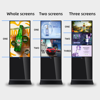 Kiosque publicitaire sur pied en gros Écran numérique de table d'affichage au détail mobile d'intérieur et d'extérieur