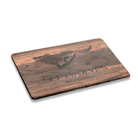 Carte rfid à puce vierge 13.56MHz Carte clé en bois de chambre d'hôtel personnalisée Carte de visite NFC en bois