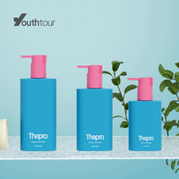 Série ISO9001 CAR-CBR-CCR-CDR, flacon de shampooing et d'après-shampooing rectangulaire luxueux en plastique de 100 ml et 200 ml, pour l'emballage de lotion