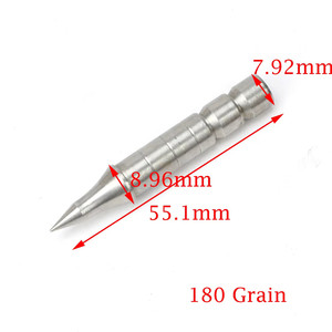 ID 8mm 100/120/Hạt 180 bắn cung mũi tên đầu mục tiêu điểm lời khuyên broadheads cho recurve hợp chất cung săn bắn phụ kiện - Product Image 6