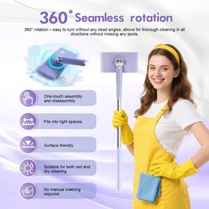 Mop in Microfibra Multifunzionale con Clip Automatica, Formato Piccolo, Sostenibile, Facile da Usare, per Pulizie Domestiche - Product Image 5