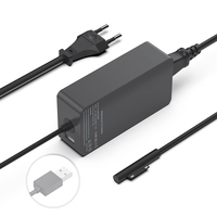 Chargeur Surface Pro 65W pour Surface Pro 3 4 5 6 7 Adaptateur d'alimentation Compatible avec les ordinateurs portables et tablettes Microsoft Surface Book