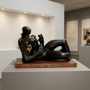 Sculpture en bronze du Guerrier de Montauban par <span class=keywords><strong>Antoine</strong></span> Bourdelle, technique de moulage de 5 mm d'épaisseur, art métallique - Product Image 2