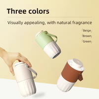 Diffuseur de parfum portable élégant pour voiture, enveloppé de cuir, diffuseur de parfum sans eau, machine à parfum pour voiture
