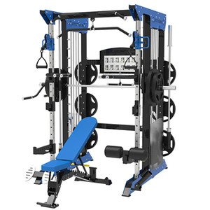 Multiestación multifunción para <span class=keywords><strong>gimnasio</strong></span> en casa, estante multifuncional, estación <span class=keywords><strong>de</strong></span> entrenamiento Smith, máquina <span class=keywords><strong>de</strong></span> entrenamiento comercial - Product Image 3