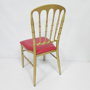 เก้าอี้จัดงานแต่งงานนโปเลียนอลูมิเนียมซ้อนหนัก - Product Image 4