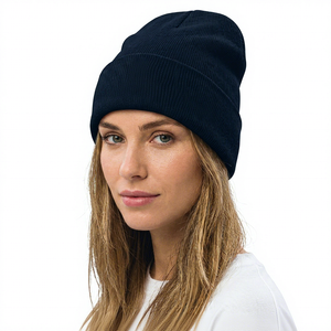 Unisex Skull Embroidery Beanie Hat Punk Style <b>Winter</b> <b>Cap</b> White Black Color 100% Acrylic Casual Wear for Adults - Product Image 5