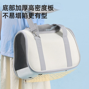 <b>Cat</b> bag, portable <b>cat</b> outing bag, pet <b>backpack</b>, dog bag, breathable shoulder bag, crossbody bag, handbag, <b>cat</b> pouch - Product Image 3