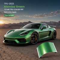 Film de protection de peinture (PPF) Moben OEM auto-réparant super brillant en TPU, couleur verte Mamba changeante, pour carrosserie de voiture