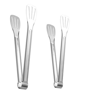 Pinza para alimentos de acero inoxidable 304, diseño hueco de 29 cm para cocina, barbacoa y manipulación de pan - Product Image 5
