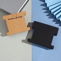 Cartes d'emballage en papier pour bijoux, présentoirs d'accessoires en carton, jolies et personnalisées avec logo