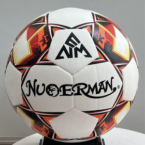 मुद्रित लोगो चमड़े सरकारी थोक फुटबॉल की गेंद सबसे अच्छा फुटबॉल - Product Image 3