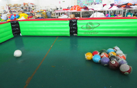 Table de billard gonflable extérieure de terrain de football de jeu de sports de jeu géant anti-collision de PVC