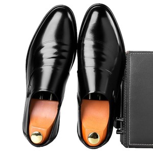 Men's Leather <b>Dress</b> Shoes Pointed Toe Oxfords Anti Slip Wedding Formal Wear Black Soft Sole - Product Image 5