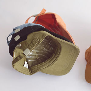 <span class=keywords><strong>Gorra</strong></span> de Béisbol Estilo Coreano para Bebés, Niños y Niñas, de 6 Paneles, con Diseño de Letras Personalizadas, Color Sólido, Estilo Occidental - Product Image 3