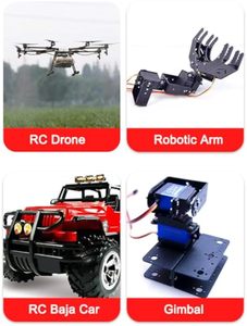 Aismartlink TD-8120MG 20kg kỹ thuật số <span class=keywords><strong>servo</strong></span> mô-men xoắn cao kim loại bánh răng không thấm nước 4.8-7.2V với 25t cánh tay cho 1/10 1/8 RC Xe Cánh tay robot - Product Image 6