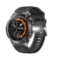 Reloj Inteligente Deportivo para Exteriores Y101 con GPS para Hombre, Pantalla AMOLED, Resistente al Agua, Múltiples Modos, Función de Contestar Llamadas, Monitor de Actividad Física