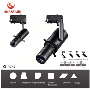 SMART China 10W-30W Zoomable LED Gimbal <b>Light</b> Gobo <b>Projector</b> Shapeable Track Lighting Art Galleries Aluminum Body 5-Year Tunable - Product Image 3
