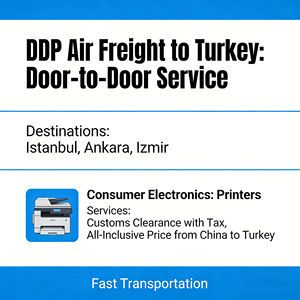 Trasporto Aereo DDP verso Turchia Istanbul Ankara <span class=keywords><strong>Izmir</strong></span>, Consegna Porta a Porta, Sdoganamento e Tasse Incluse - Product Image 2