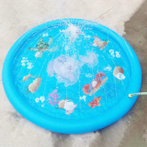 Tapis de jeu aquatique gonflable pour bébé en PVC de <span class=keywords><strong>68</strong></span> pouces, tapis de pulvérisation d'eau pour enfants, tapis de jeu aquatique de 170 cm - Product Image 6