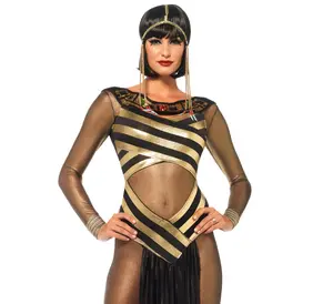 批发大尺寸万圣节角色扮演服装埃及艳后阿拉伯公主角色扮演印度万圣节派对服装