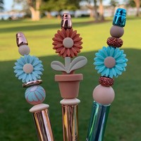 Perles de silicone animales 3D chaudes en gros pour la fabrication de stylos perles focales en silicone bricolage faire porte-clés lanière perle focale personnalisée