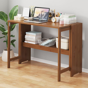 Mobili per la casa scrivanie pieghevoli per piccoli spazi, postazione di lavoro per Laptop da tavolo da ufficio, scrivania da studio mensola - Product Image 6