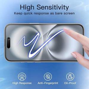 ฟิล์มกันรอยแบบเต็มจอ ป้องกันการมองเห็น สำหรับ iPhone 16 17 Pro Max รุ่นพรีเมียม แข็งแรงขึ้น 3 เท่า  2.5D 9H  กระจกนิรภัยป้องกันการสอดแนม - Product Image 4