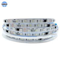 Bande lumineuse LED numérique à double signal RGBW RGBWW, pixels numériques, WS2814 SM16704, adressable, RGBIC, SMD5050, programmable, DMX, bande lumineuse LED intelligente