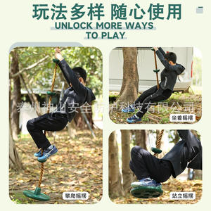 Columpio de cuerda para niños, 2m, 200kg, equipo de juegos al aire libre, equipo de Fitness, Unisex - Product Image 5