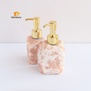 Tự Nhiên Chữa Bệnh Đá Màu Xanh Lá Cây/Màu Xanh/Đỏ Aventurine Dầu Gội Điều Hòa Tay Kem Dispenser Chai Với Bơm - Product Image 2