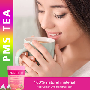 Tisane à base de plantes de marque privée Tisane rouge feuille de framboisier période thé en relief pms - Product Image 6