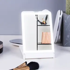 Dimmable LED Makeup Mirror Complementary Magnifying Cosmetic Mirror