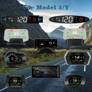 For Tesla Model 3/Y 2024 4.5 4.3 Various Inches Genuine Hot Sale Plug And Play Car Gauges Speed Display