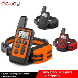 पालतू कुत्तों के लिए लंबी दूरी का प्रशिक्षण कॉलर रिचार्जेबल एंटी-बार्किंग डिवाइस रिमोट कंट्रोल अमेज़ॅन हॉट के लिए टिकाऊ प्लास्टिक बनाया गया - Product Image 2