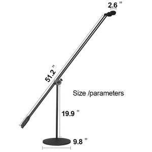 Depusheng H78 Dọc Ghi Âm Chuyên Nghiệp Bài Phát Ngôn Điện Dung Lõi Kép Đứng Mic Pickup Cánh Tay Đứng Microphone - Product Image 5