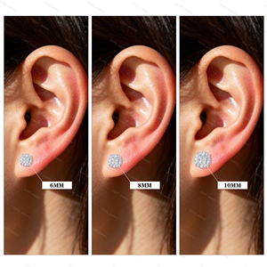 Vente en gros 8mm 10mm <span class=keywords><strong>Boucles</strong></span> <span class=keywords><strong>d</strong></span>'<span class=keywords><strong>oreilles</strong></span> Zircon <span class=keywords><strong>925</strong></span> <span class=keywords><strong>Argent</strong></span> VVS Moissanite CZ Diamant Cluster Vis Retour Hommes Femmes <span class=keywords><strong>Boucles</strong></span> <span class=keywords><strong>d</strong></span>'<span class=keywords><strong>oreilles</strong></span> - Product Image 3