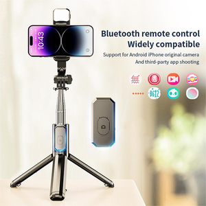 Mini 360 độ chụp ảnh tự sướng Stick 0.94m nối dài có thể gập lại ABS + thép không gỉ điện thoại chân máy xoay điền ánh sáng cầm tay Kính thiên văn - Product Image 4