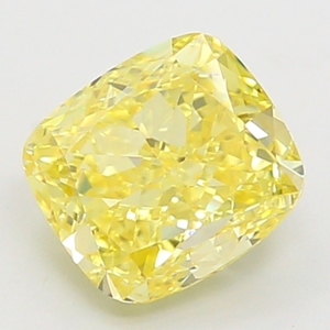 ダイヤモンドメーカー IGI認定 HPHT CVDラボグロウンダイヤモンド ファンシーインテンスカラー クッションカット 合成ダイヤモンド 指輪製作用 - Product Image 1